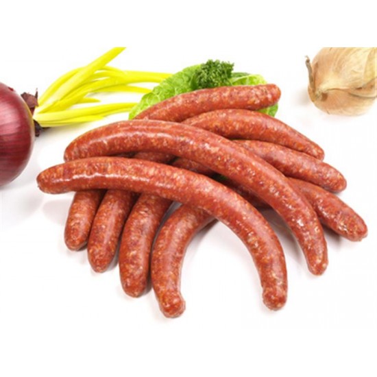 Λουκάνικο πικάντικο με πράσο